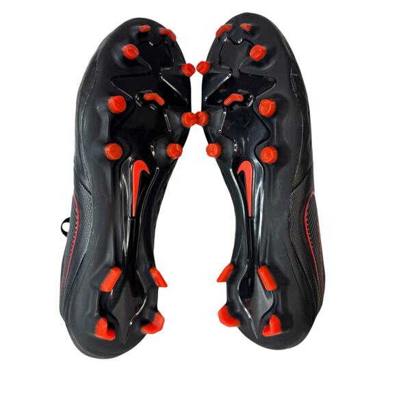 Nike Legend 8 Pro FG Soccer Cleats Men\'s Black Chili Red AT6133-060 Sz 7.5 New
